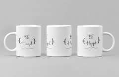 ''Be Hopeful'' Yazılı Porselen Kupa Bardak - Umut Temalı Hediye 300 ml