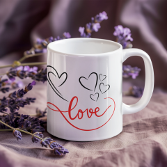 ''Love is Brewing!'' Büyüsüyle Güne Başlayın - Özel Tasarım Porselen Kupa
