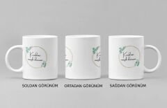 Günlük Hatırlatma: ''Kendine Nazik Davran'' Kaliteli Baskılı  Porselen Kupa Bardak 300 ml