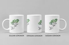 Kötü Bir Gün, Kötü Bir Hayat Değildir'' Mottolu Porselen Baskılı Kupa Bardak - Umut ve Motivasyon Kaynağı
