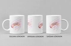 Zorlukların Üstesinden Gelmeye İlham Veren: ''Hayat Kırıldığın Anda Başlar'' Porselen Kupa Bardak (300 ml)